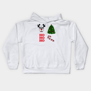 New Year & Christmas cute design Kids Hoodie